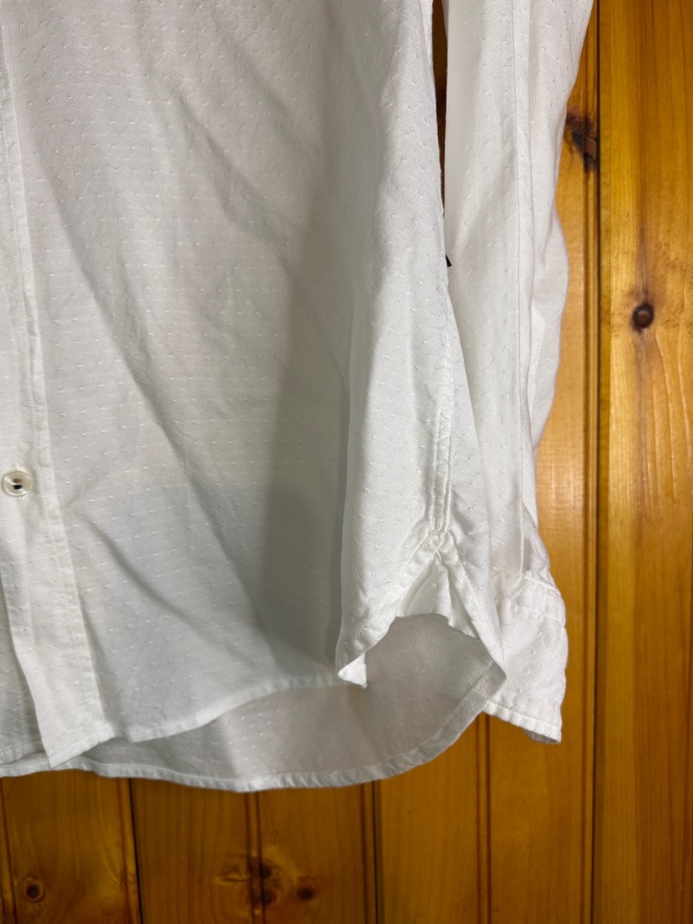 BOSS White Long-Sleeve Casual Button-Down Shirt - Picture 8 of 13